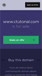 Mobile Screenshot of ctutorial.com